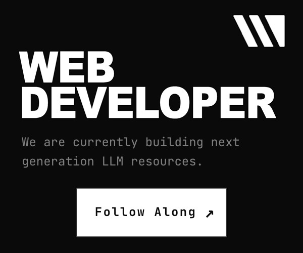 Web Developer – Next-gen LLM tools and resources for modern web developers